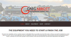Desktop Screenshot of gregabbottequipment.com