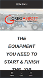Mobile Screenshot of gregabbottequipment.com